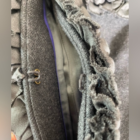 J Crew Womens Wool Blazer Sz 8 Embellished Cropped Modern Office CEO Lady Jacket - Picture 12 of 16